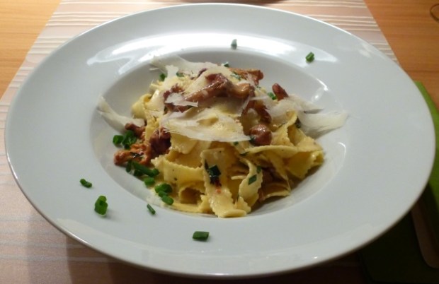 Tagliatelle mit Eierschwammerl