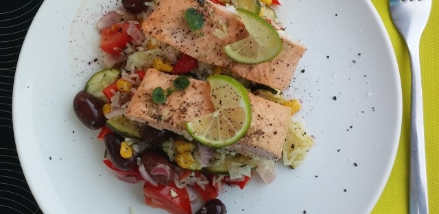 Lachs aus dem Ofen