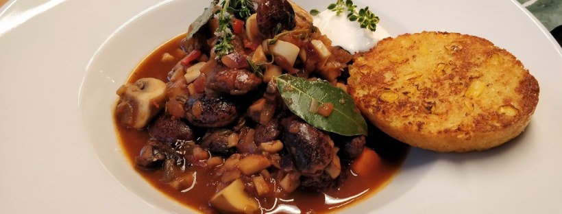 Käferbohnen-Champignon-Eintopf