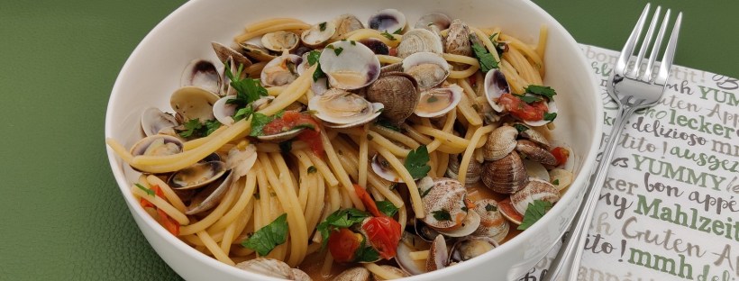 Spaghetti alle vongole e pomodorini
