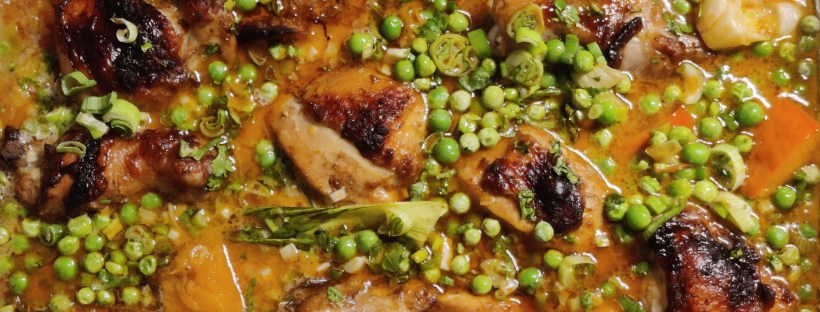 Kürbis-Huhn-Pfanne auf Thai-Art